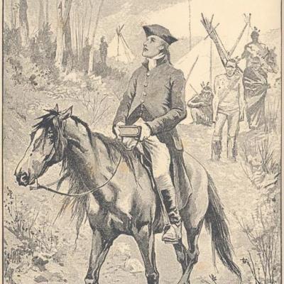 David Brainerd portrait on horseback