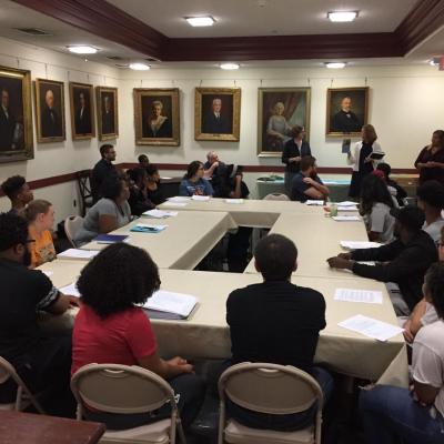 Community College of Philadelphia class visits PHS