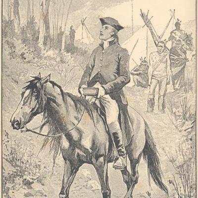 David Brainerd portrait on horseback