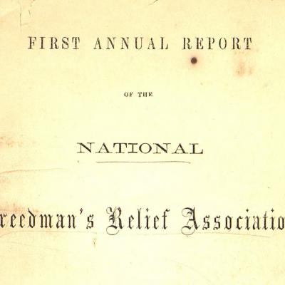 Title page of report