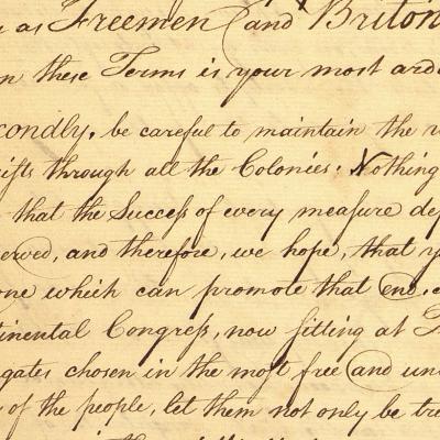 Synod of NY and Philadelphia minutes excerpt 1775