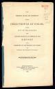 Cover of Present State and Condition of the Free People of Color report