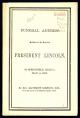 Cover of printed speech